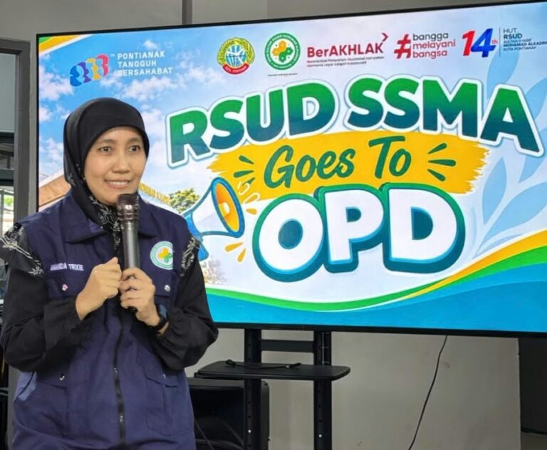 "RSUD SSMA Pontianak menggelar edukasi pencegahan diabetes melitus bagi pegawai Dishub guna meningkatkan kesadaran pola hidup sehat di lingkungan kerja."