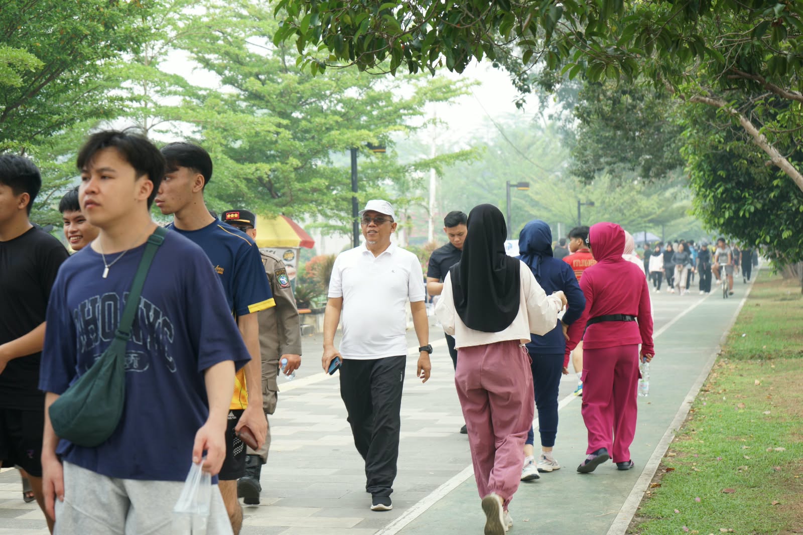 Sempat Ditutup Dua Bulan, Kawasan Car Free Day Pontianak Kembali Dibuka