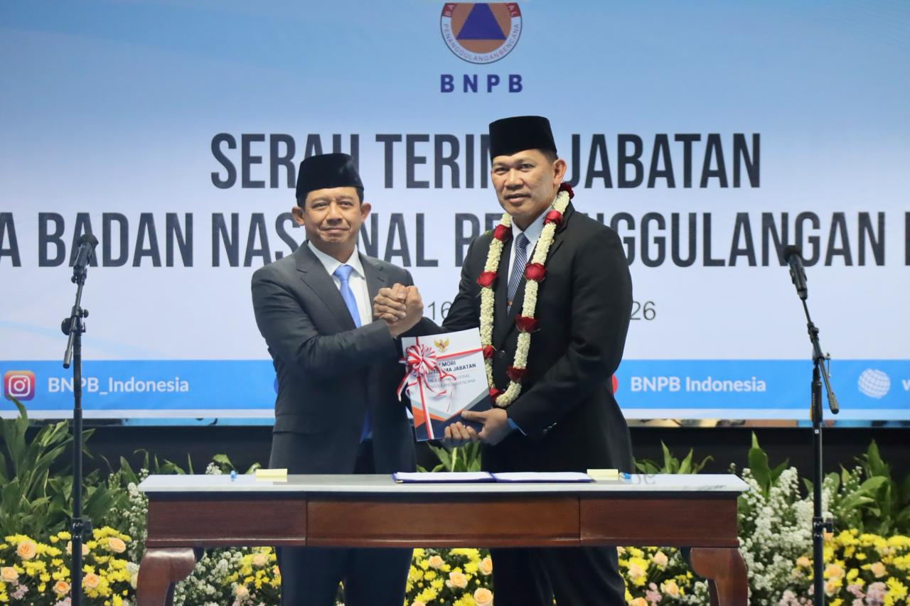 Letjen TNI Kristomei Sianturi resmi menjabat Kepala BNPB menggantikan Letjen TNI Suharyanto