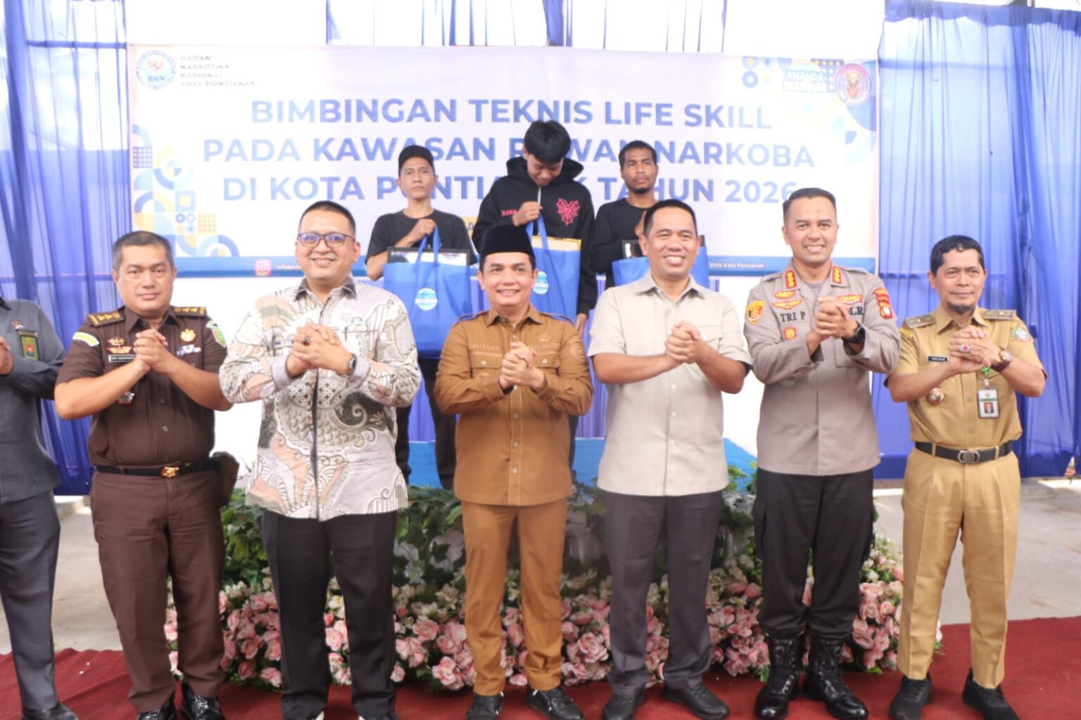 Tekan Peredaran Gelap, Pemkot dan BNN Pontianak Bekali Warga Kawasan Rawan Keterampilan Hidup