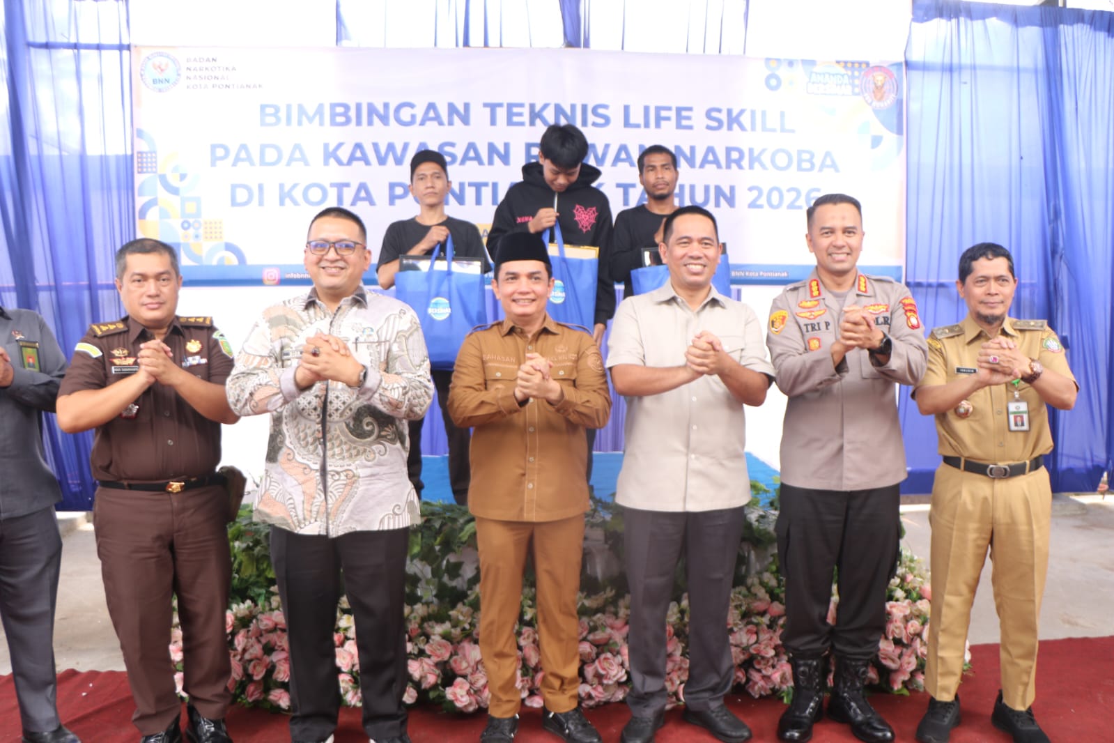 Tekan Peredaran Gelap, Pemkot dan BNN Pontianak Bekali Warga Kawasan Rawan Keterampilan Hidup